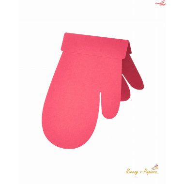 Baza rękawiczka - czerwona 14x20,5