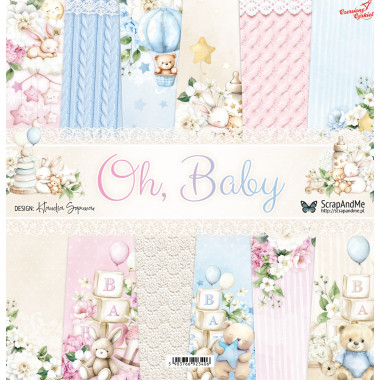 Zestaw papierów Oh, Baby - 30,5 x 30,5cm