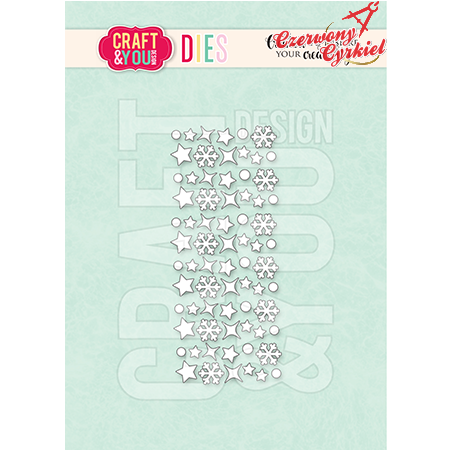 CW322 Wykrojnik /Die -Small Snowflakes / Małe Śnieżynki-Craft&You Design