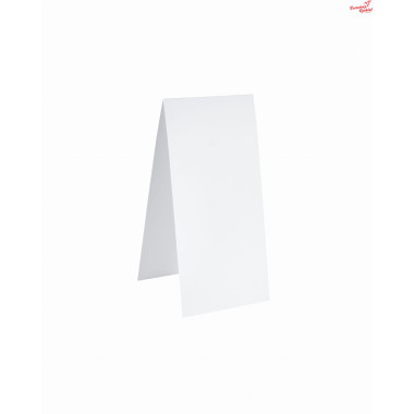 Baza do kartki DL pionowa, biały, 10 x 21cm