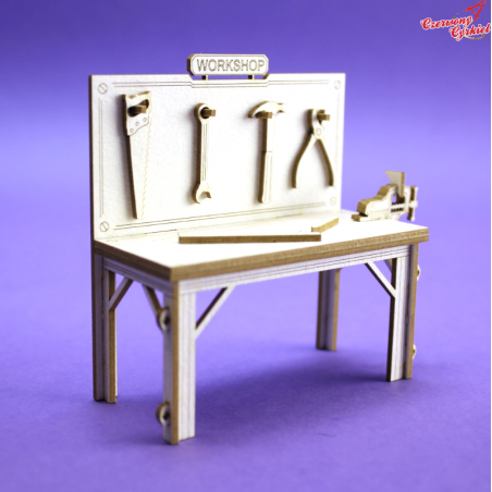 1296 Tekturka - Stół warsztatowy 3D