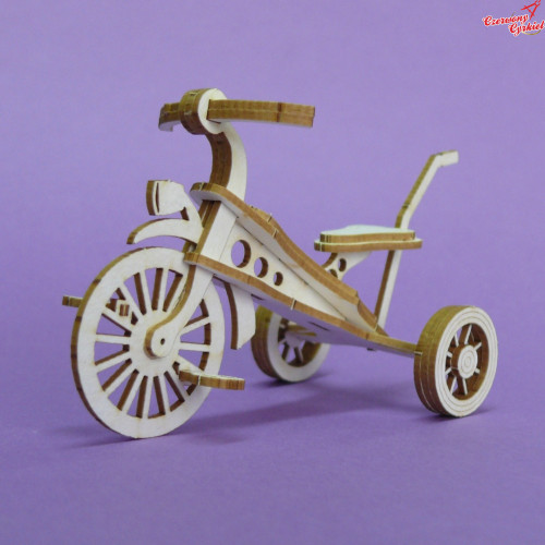 0785 Tekturka - Trzykołowy rowerek 3D