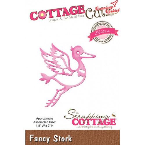 Wykrojniki CottageCutz -Fancy stork (Elites)-bocian