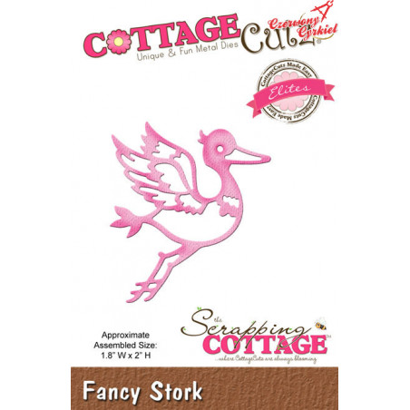 Wykrojniki CottageCutz -Fancy stork (Elites)-bocian